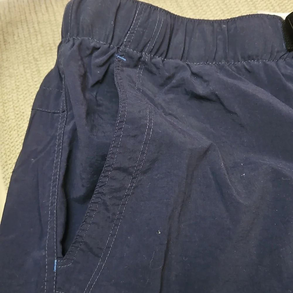 The North Face Men's Shorts Cargo Belted Medium Nylon Blue Outdoor